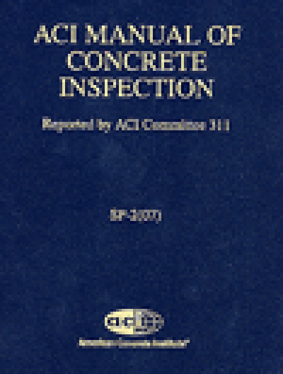 Aci Manual Of Concrete Inspection