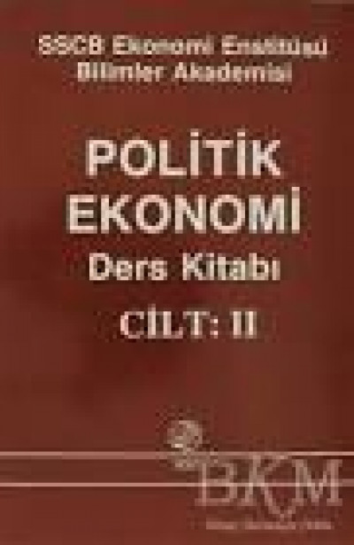 Politik Ekonomi Ders Kitabı II