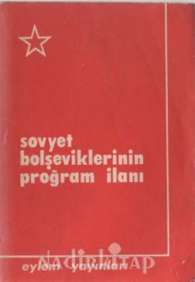 Sovyet Bolşeviklerinin Program İlanı