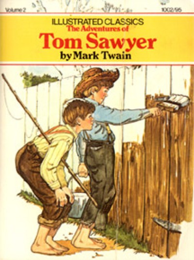 Сокращение тома сойера читать. Mark Twain Tom Sawyer. Том Сойер книга.